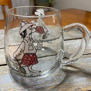 Fancy English Setter Glass Mug